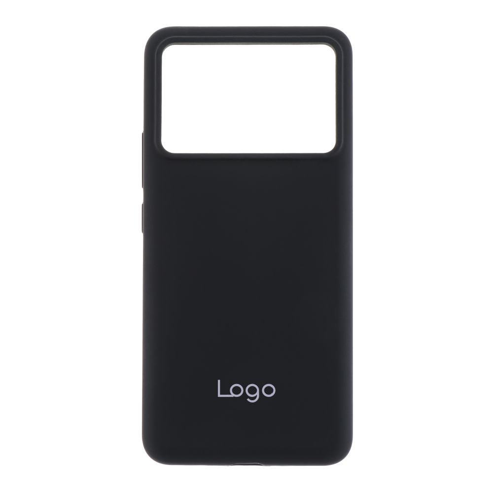 Чохол Liquid Silicone (AA) для Xiaomi Poco F6 Pro (Black)-0